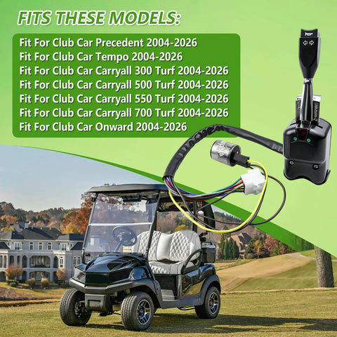 Golf Cart Turn Signal Switch With Horn Button Compatible With Club Car Precedent Tempo Carryall Turf Onward 2004 2026
