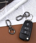 Heavy Duty Zinc Alloy Swivel Clip Locks Beefy Double Opening Snap Hooks For Bags Keys Lanyards Rock Solid Black Metal Fasteners For Daily Carry Gear Setup And Everyday Use Set Of Two with car key.