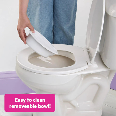 Super Sweet Disney Minnie Mouse Toddler Potty Training Toilet With Real Flush And Cheer Sounds Lickety Split Floor To Chair Transition Removable Splash Guard Tough Grab Handles Smooth Learning For Kiddos 18 Months Plus