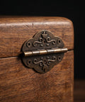 Old School European Style Zinc Alloy Decorative Hinges And Latches Set For Craft Boxes And Trunks, Rust Resistant
