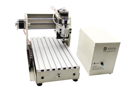 Workbench Ready CNC Router Engraver For Home Shop, a versatile drill milling and carving machine with aluminum body displayed