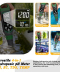 Level Up Your Garden Routine With This Ultimate Hydroponic Nutrient Solution Pen measuring pH, TDS, and temperature in water.