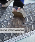 Heavy Duty Outdoor Rubber Doormat With Interlocking Tiles Waterproof And Easy Clean DIY Assembly 47 Inch By 29 Inch Entrance Mat Built Tough As Nails For Any Weather Slip Resistant Easy Care Durable