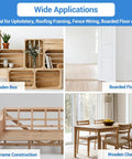 Wooden box with plants, boarded floor, sofa frame construction, and wooden chair for various applications.