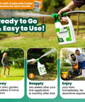 YardSafe Natural Bug Killer And Repellent For Mosquitoes, Ticks, Fleas, Mites And More, Family And Pet Safe, Eco Friendly Formula