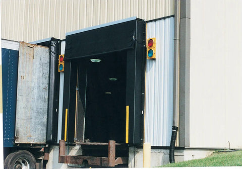 Real Talk Built Different 14 Inch Factory Style Dock Seal Shelter For Busy Warehouses Heavy Duty Rubber Bumper Guard at loading dock.