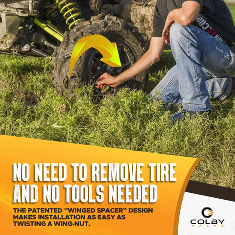 Installing Emergency Tubeless Tire Valve Stem Replacement Kit Installs From Outside The Wheel In Under 1 Minute No Tools Required