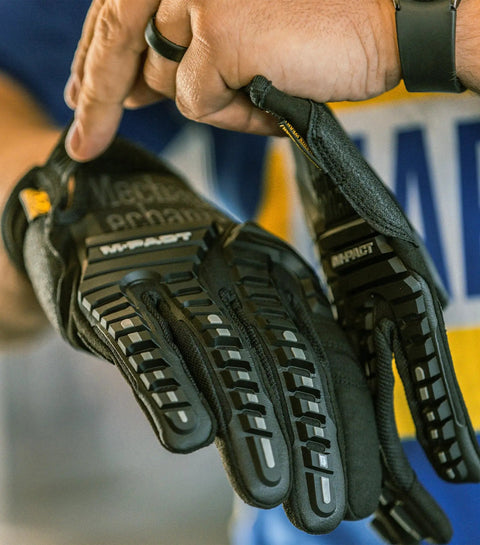M Pact Impact Resistant Work Gloves With Two Millimeter D3O Palm Padding For Serious Impact Protection And Fatigue Reduction