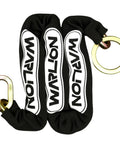Heavy Duty Security Chain With Cinch Ring Three Foot Long And Three Eighths Inch Thick 63HRC Alloy Steel, black sleeve and rings