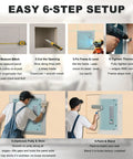 Pro Grade 24X36 Metal Wall Access Panel For Drywall Paintable Aluminum Hatch step-by-step setup process for installation.