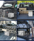 Heavy Duty Aluminum Battery Relocation Box Kit For Cars Trucks And SUVs With Hassle Free Mounting Hardware in truck bed.