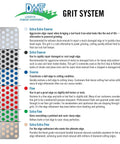 Grit system chart detailing sharpening levels for 8 Inch Diamond Dia Sharp Whetstone Bench Stone With Medium Extra Fine Grit Sharpener.