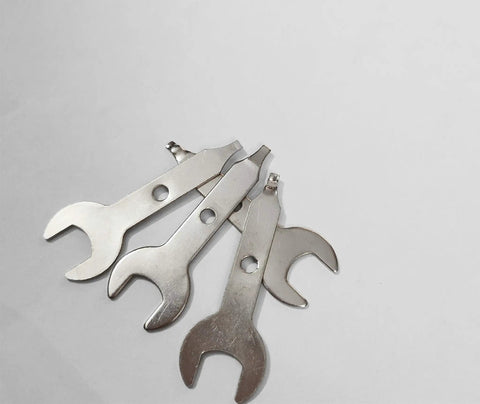 Must Have Pro Grade Three Eighth Inch Open End Wrench And Nine Point Five Millimeter Nut Spanner Set for rotary tools, stainless steel 4-pack