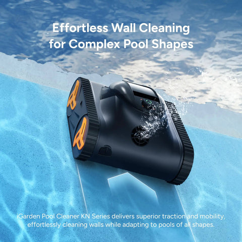 Robotic Pool Cleaner With 210 Minute Runtime Smart 3D Navigation Inverter Energy Saving Tech Cleans Floor Walls And Waterline
