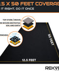 Heavy Duty Woven Geotextile Ground Stabilizer For Driveways Gravel Bases And Patios Landscaping Fabric 50 x 12.5 ft shown