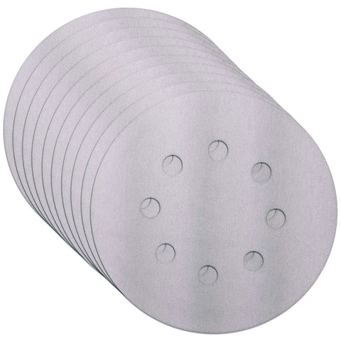 Multi Grit 30 Piece Five Inch Random Orbit Sanding Disc Set with Eight Hole Hook and Loop