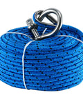 Amarine Made 3/16 Inch By 100 Ft Premium Braided Polypropylene Boat Anchor Rope With Stainless Steel Thimble And Shackle