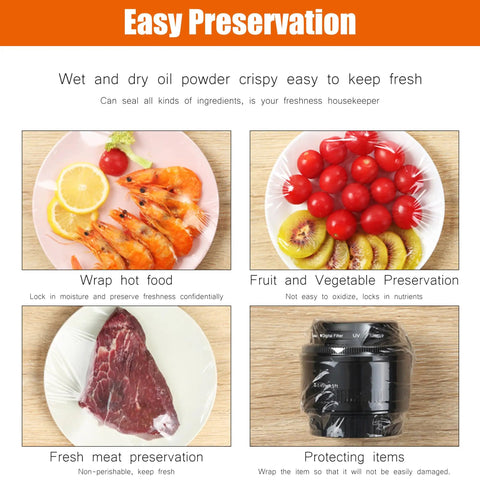 Image showing methods for preserving food with shrimp, cherry tomatoes, raw meat, and a sealed jar, text on easy preservation tips.