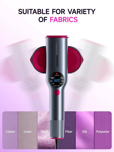2 In 1 Travel Steamer And Iron For Clothes With 15 Second Heat Up And 1200W Power, Portable Handheld Garment Steamer, fabric suitability