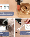 WORKPRO 476pcs Rotary Tool Accessories Kit with assorted grinding, polishing, and cleaning bits