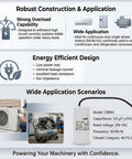 Heavy Duty Run Capacitor For Motors And Air Compressors 250VAC 120uF 50 60Hz with specs and application scenarios