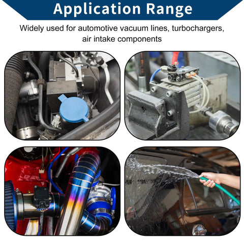 Silicone Vacuum Tubing Hose For Automotive Use High Temp Reinforced in car engine and turbocharger applications
