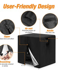 Heavy Duty Waterproof Leg Extension And Curl Machine Cover For Home Gym Use 600D Dustproof Bench Shield with features detailed