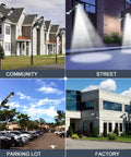 200W Solar Flood Light Dusk To Dawn Outdoor Security Lighting IP65 Waterproof in community, street, parking lot, factory