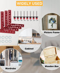 Pro Grade Corner Clamp Set For Woodworking 90 Degree Right Angle Clamps Aluminum Alloy With Extended Five And A Half Inch By Five And A Half Inch Clamping Range Four Pack For DIY Picture Frames Boxes Cabinets And Drawers displayed with usage examples