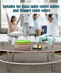 U Shaped Foam Edge Protectors For Baby Safety, Real Deal Nbr Corner Guards, Hella Cushioned Table And Wall Bumpers, 6.5 Feet Long Milky White Home Babe Proofing Go To Essentials on glass coffee table edges.