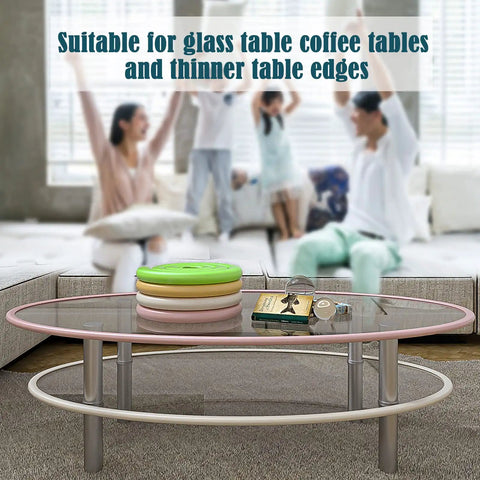 U Shaped Foam Edge Protectors For Baby Safety, Real Deal Nbr Corner Guards, Hella Cushioned Table And Wall Bumpers, 6.5 Feet Long Milky White Home Babe Proofing Go To Essentials on glass coffee table edges.