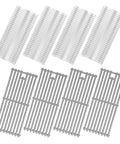 Heavy Duty Thick 9Mm Stainless Steel Cooking Grates Four Pack Heat Plates Flame Tamers For Blaze Grill Replacements.