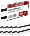 Heavy Duty Magnetic Pallet Rack Sign Holder, 25 Pack Vinyl Label Sleeve With Side Opening, clear pockets for shelf organization.