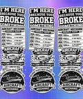 12 Piece Aircraft Mechanic Stickers Pack Dope Aviation Decals For Planes And Maintenance Techs, Toolbox, Laptops, Water Bottles, Helmets And Gear, Funny AMT Humor Hangar Vibes, displayed on a blue background showing text designs and airplane graphics.