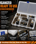 Heavy Duty Rivet Nut Tool Kit For M3 Through M12 77 Piece Carbon Steel Threaded Insert Set organized in durable portable case.