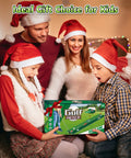 Family with Glow In The Dark Kids Golf Putting Set With Light Up Balls Putter Putting Mat 3 Holes And 6 Balls Indoor Outdoor