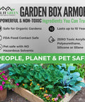 Plant Based Wood Sealant For Gardens And Yard Projects, FDA Food Contact Safe, Non Toxic Finish For Raised Beds, Planters, And Pet Houses.
