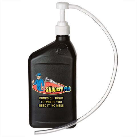 Quart Bottle Fluid Transfer Pump With Long And Short Suction Tubes For Gear Oil And Transmission And Differential Fluid 5cc Hand Pump Fits Standard One Inch Open Quart Jugs Ideal For Tall Or Short Bottles