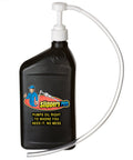 Top Shelf 5Cc Manual Fluid Transfer Pump For Gear Oil Transmission And Differential With Long And Short Suction Tubes For Standard Quart Bottles A Grease Monkey Favorite in a black container with flexible tubing.