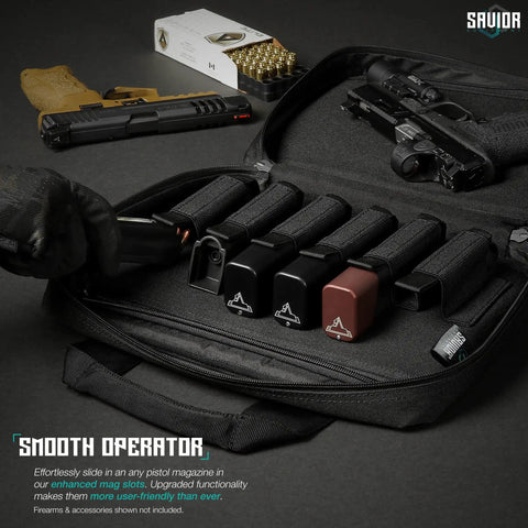 Open Specialist Series Tactical Double Scoped Handgun Case With Lockable Compartment For Outdoor Hunting And Range Day