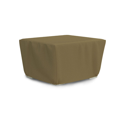Square Fire Pit Cover With Elastic Fit 160 GSM Duro Pro Breathable Nonwoven Fabric Waterproof UV And Weather Resistant For Patio Lawn Garden