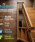 Game Changing One Coat Interior Wood Oil Finish With Fast Fix Accelerator And Zero Voc Friendly Formula For Lazy Weekend Projects And Snazzy Oak Floor Refreshes In Your Dream Space with wooden stairs and floor.