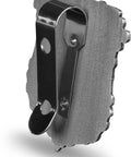 Back view of Faith All Things Are Possible Car Visor Clip Gray Metal Safety Reminder That Keeps You Rolling On The Road