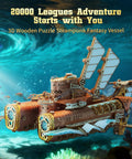 Steampunk Airship 3D Wooden Puzzle Kit For Adults And Teens DIY Voyage Model Dope Home Decor Display A Creative Gift