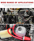 Blue Silicone Fuel Line Hose Tube For Motorcycle ATV Dirt Bike And Pit Bike Flexible Anticorrosion Gas Line And Gasoline Hose Soft High Performance Vacuum Tubing Replacement For Durable Fuel System installed in engine compartment