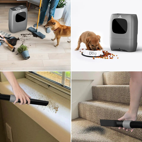 Touchless Vacuum Dustpan With Infrared Auto Sweep And Hose Tool Ultra Fast And Beast Mode Power Corded Canister Cleaner