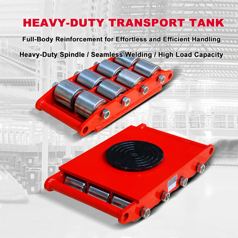 Heavy Duty Transport Tank with seamless welding, heavy-duty spindle for efficient handling and high load capacity.