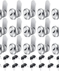 Sixteen Pack Cabinet Cam Locks With Thirty Two Keys Five Eighth Inch Diameter Keyed Alike Non Key Retaining Lock Set