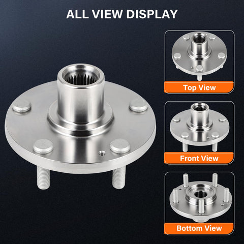 Premium Wheel Bearing And Hub Assembly For Hyundai Elantra 2011 2012 And Kia Forte 2014 2018 Front Left And Front Right Fitment