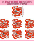 Dope Viral Monkey DTF Transfers Pack For DIY Tees And Shirts 7x7 Ready To Press Heat Transfer Stickers "Team Punch" design